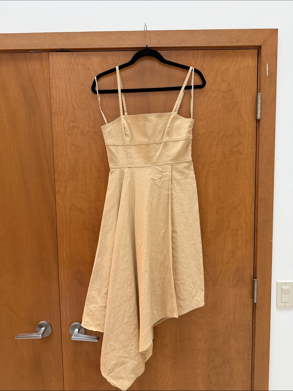 A.L.C. Cargo Asymmetrical Spaghetti-Strap Dress
